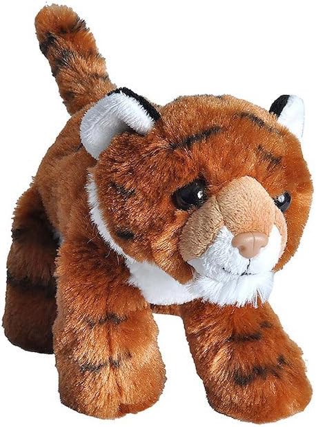 Tiger Plush 7 Inches - Stuffed Animal Gifts for Kids (image for) Tiger Plush 7 Inches - Stuffed Animal Gifts for Kids